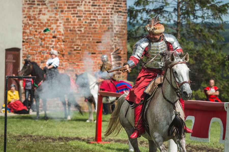 Turniej rycerski w Golubiu-Dobrzyniu, fot. Szymon Zdziebło/tarantoga.pl
