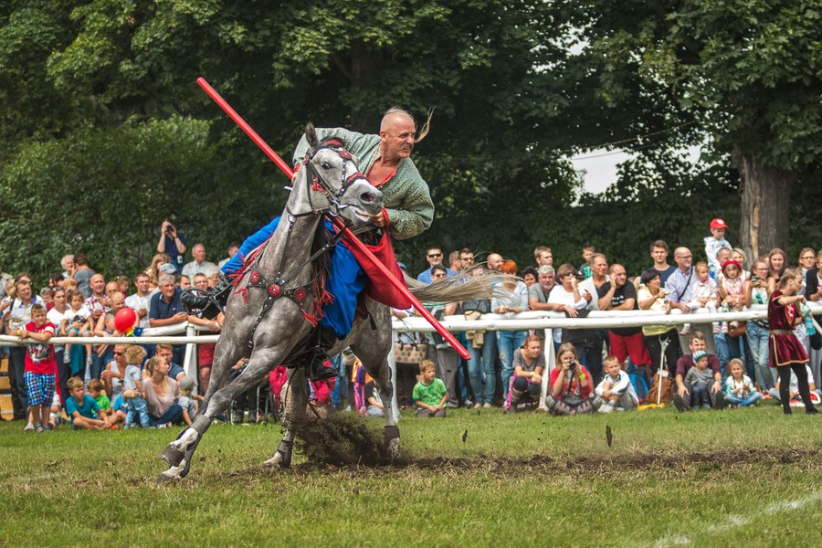 Turniej rycerski w Golubiu-Dobrzyniu, fot. Szymon Zdziebło/tarantoga.pl