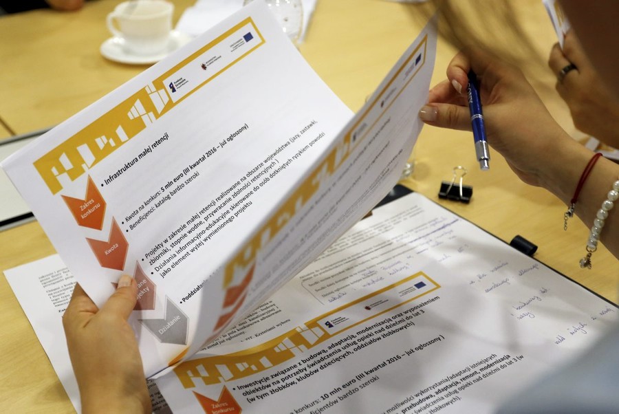 Konferencja prasowa marszałka województwa na temat wdrażania RPO, fot. Mikołaj Kuras