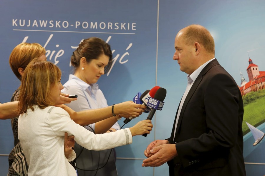 Konferencja prasowa marszałka województwa na temat wdrażania RPO, fot. Mikołaj Kuras