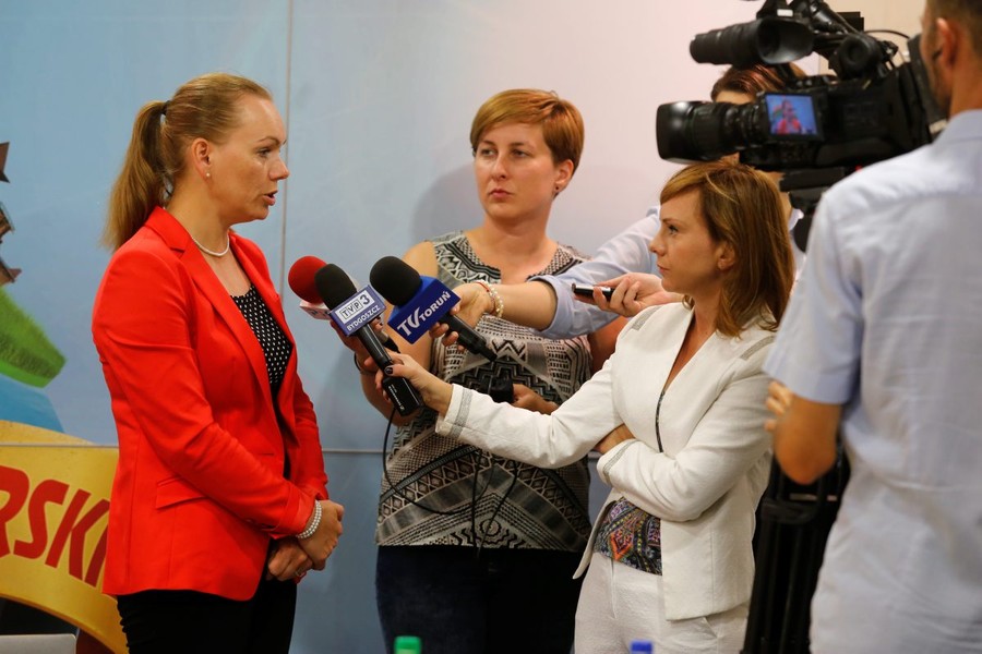 Konferencja prasowa marszałka województwa na temat wdrażania RPO, fot. Mikołaj Kuras