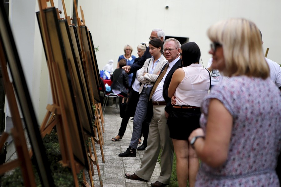 10.09.2016r., Wręczenie Medali Hereditas Saeculorum w Sanktuarium Matki Bożej Królowej Miłości i Pokoju Pani Kujaw w Markowicach w ramach uroczystych obchodów Europejskich Dni Dziedzictwa, fot. Mikołaj Kuras