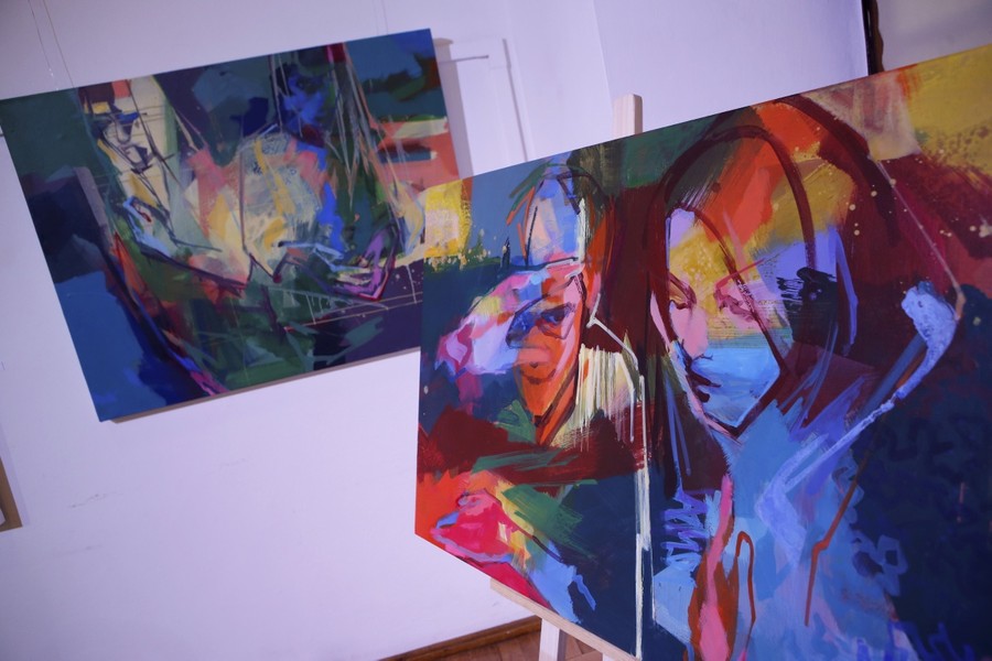 15.09.2015r., Wystawa prac Jana Zwolnickiego w Galerii Proscenium, fot. Mikolaj Kuras