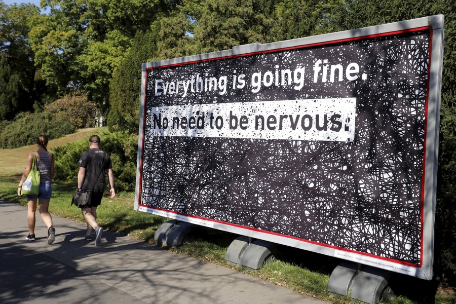 Międzynarodowy Festiwal Art Moves, czyli sztuka na bilbordach W Toruniu, fot. Mikołaj Kuras