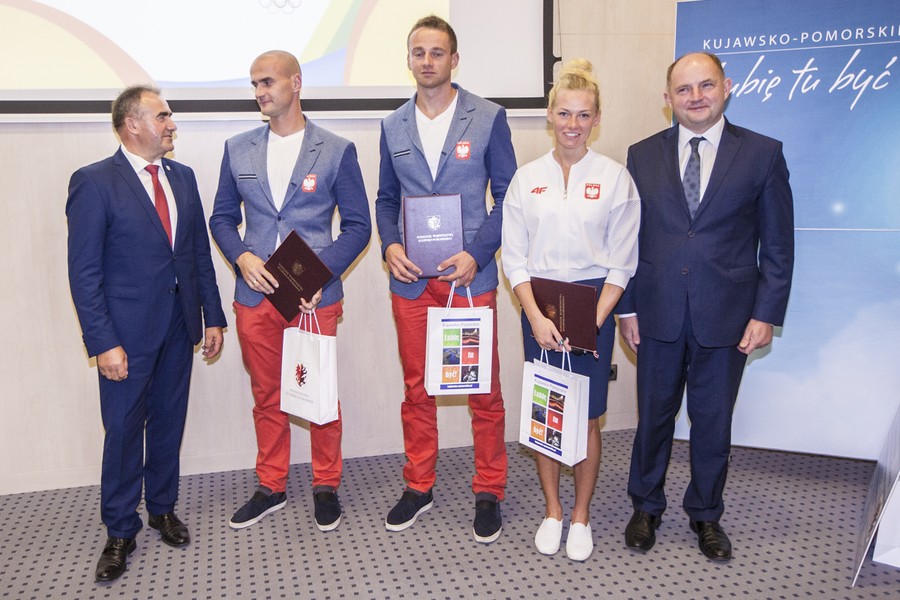 Spotkanie z olimpijczykami w Urzędzie Marszałkowskim, fot. Andrzej Goiński