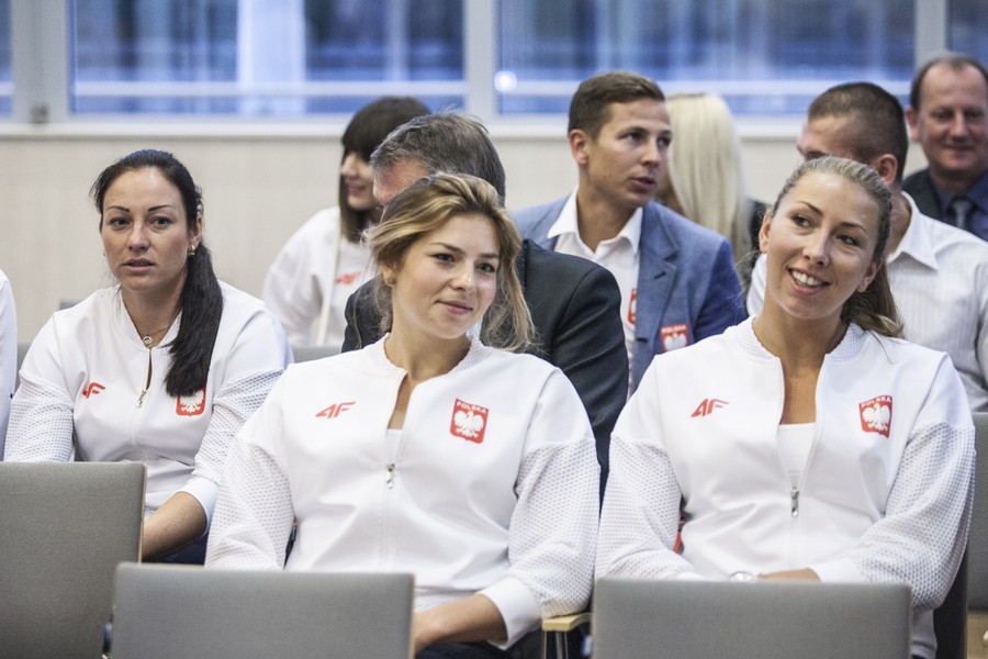 Spotkanie z olimpijczykami w Urzędzie Marszałkowskim, fot. Andrzej Goiński