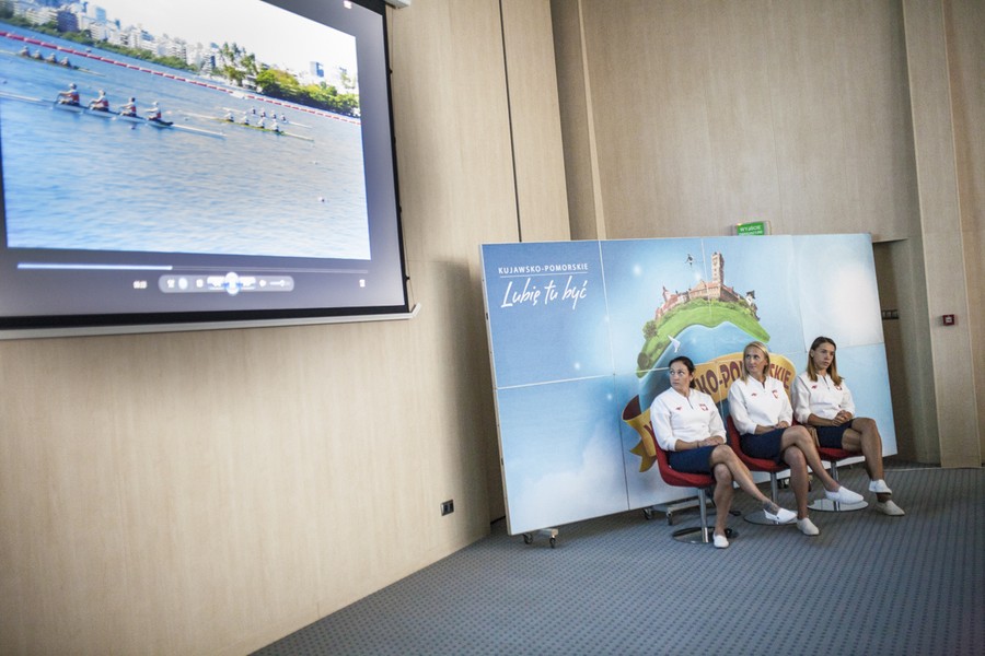Spotkanie z olimpijczykami w Urzędzie Marszałkowskim, fot. Andrzej Goiński