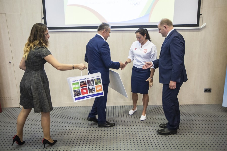 Spotkanie z olimpijczykami w Urzędzie Marszałkowskim, fot. Andrzej Goiński