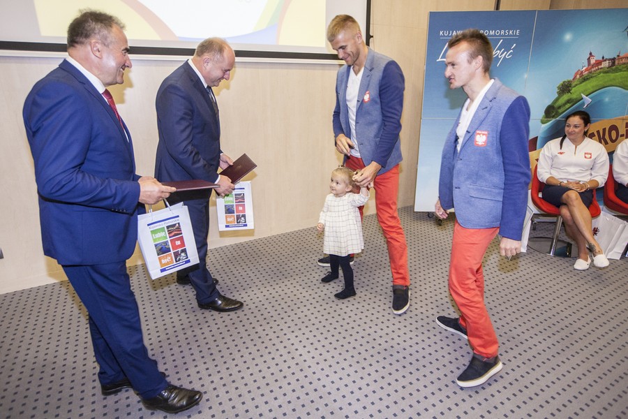 Spotkanie z olimpijczykami w Urzędzie Marszałkowskim, fot. Andrzej Goiński