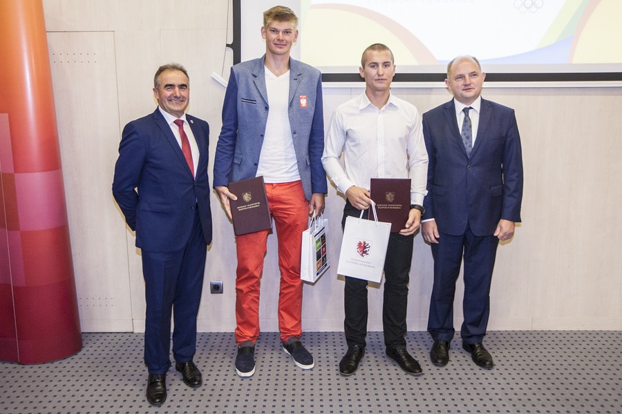 Spotkanie z olimpijczykami w Urzędzie Marszałkowskim, fot. Andrzej Goiński