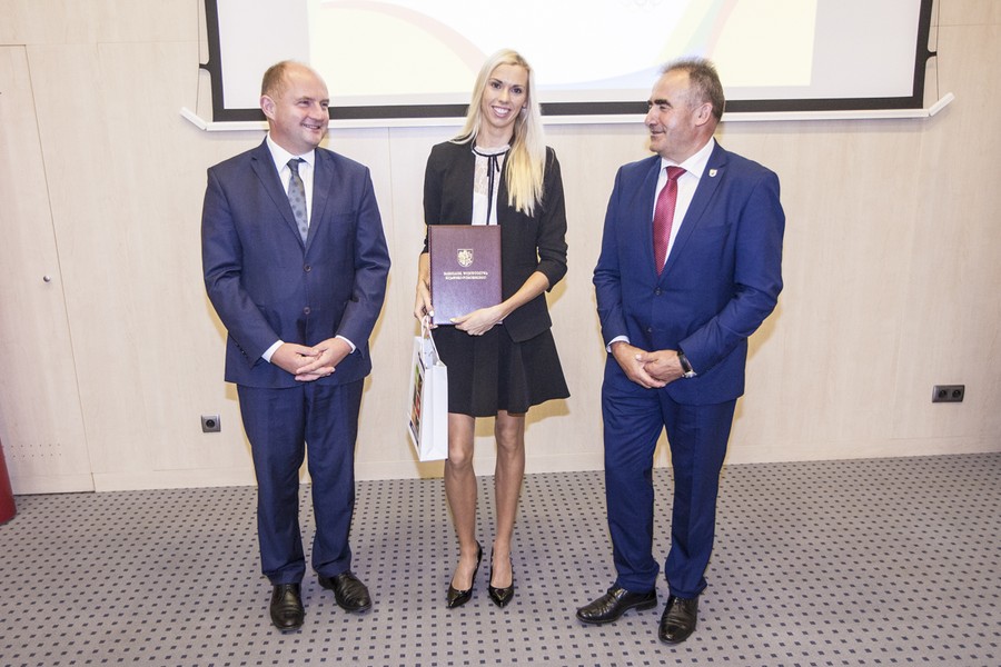 Spotkanie z olimpijczykami w Urzędzie Marszałkowskim, fot. Andrzej Goiński