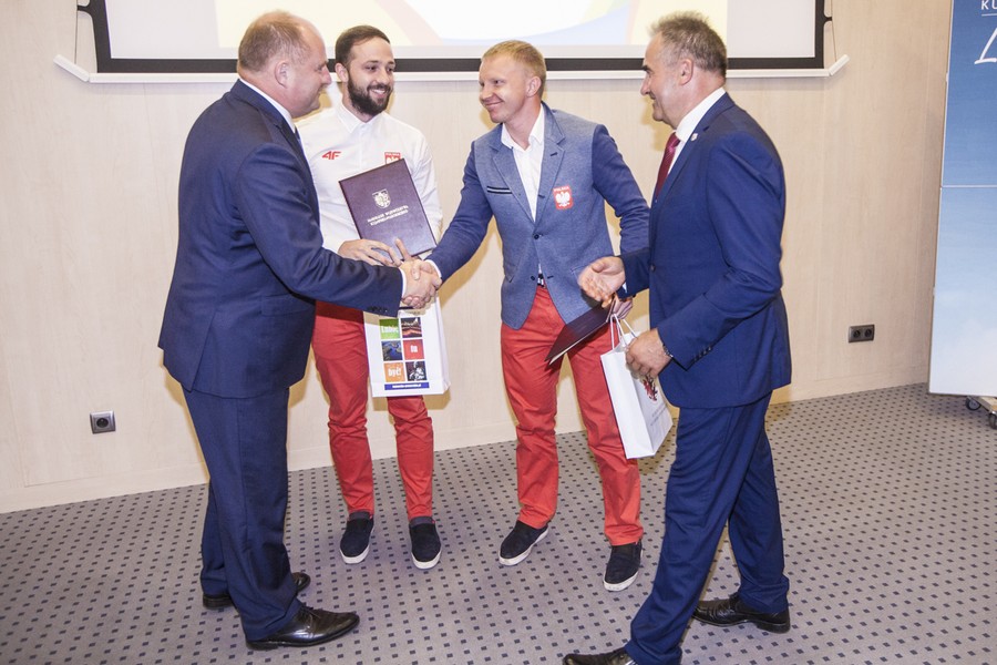 Spotkanie z olimpijczykami w Urzędzie Marszałkowskim, fot. Andrzej Goiński