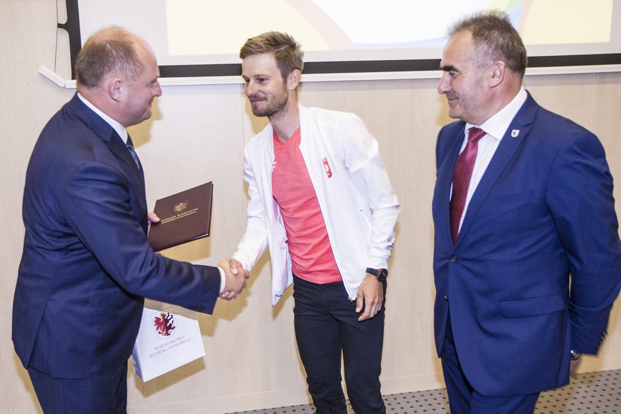 Spotkanie z olimpijczykami w Urzędzie Marszałkowskim, fot. Andrzej Goiński