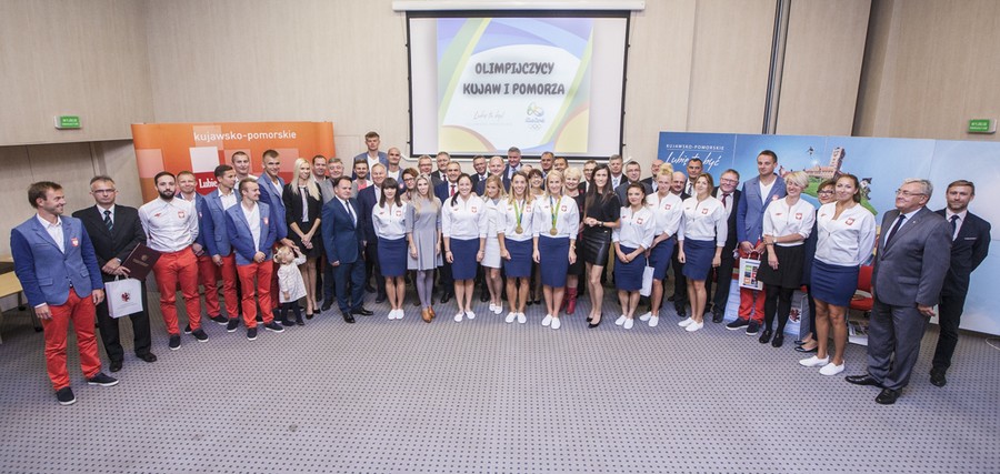 Spotkanie z olimpijczykami w Urzędzie Marszałkowskim, fot. Andrzej Goiński