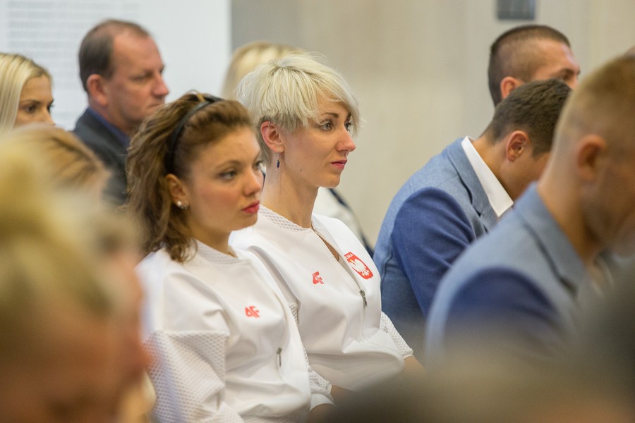 Spotkanie z olimpijczykami w Urzędzie Marszałkowskim, fot. Szymon Zdziebło/Tarantoga.pl