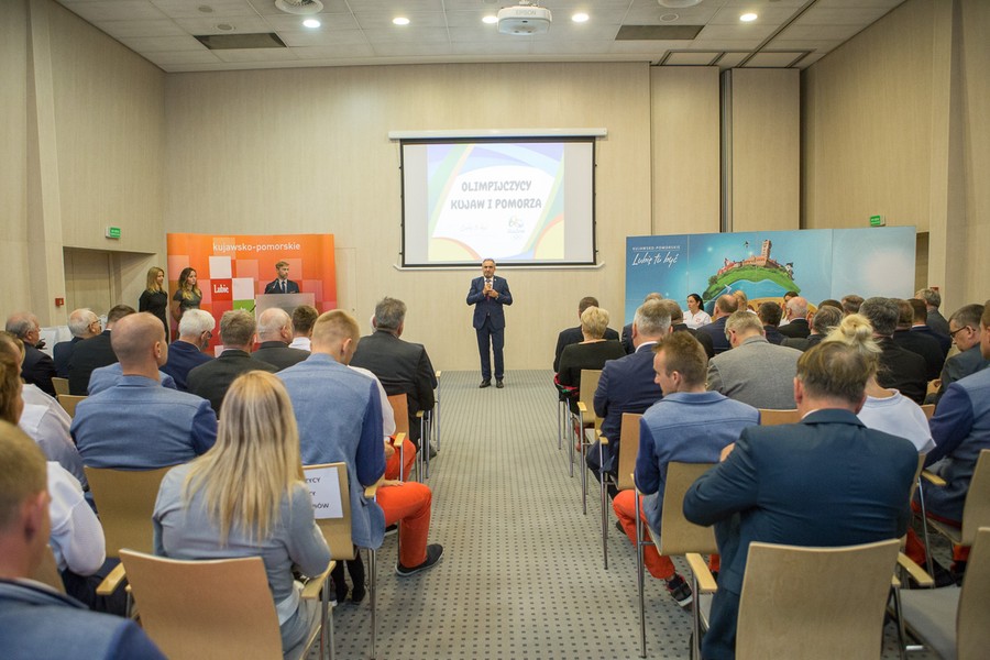 Spotkanie z olimpijczykami w Urzędzie Marszałkowskim, fot. Szymon Zdziebło/Tarantoga.pl