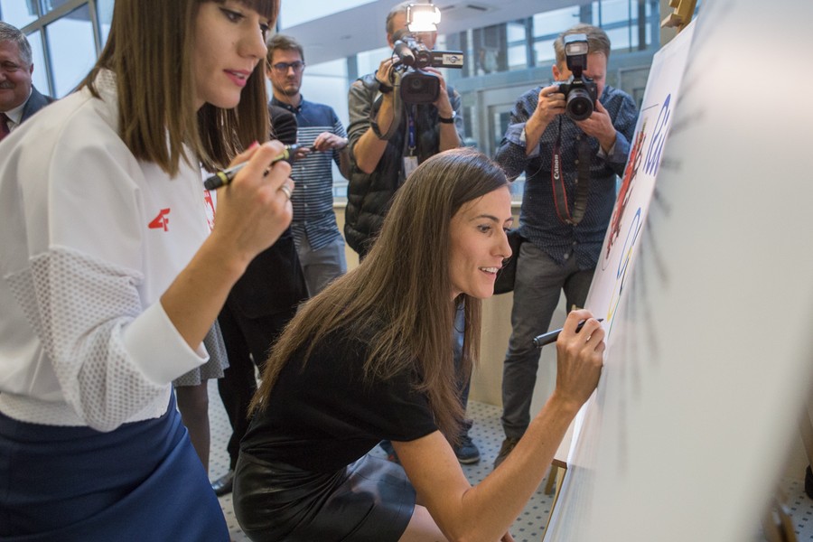 Spotkanie z olimpijczykami w Urzędzie Marszałkowskim, fot. Szymon Zdziebło/Tarantoga.pl
