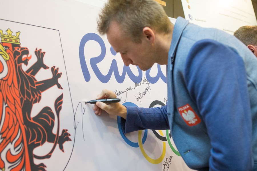 Spotkanie z olimpijczykami w Urzędzie Marszałkowskim, fot. Szymon Zdziebło/Tarantoga.pl