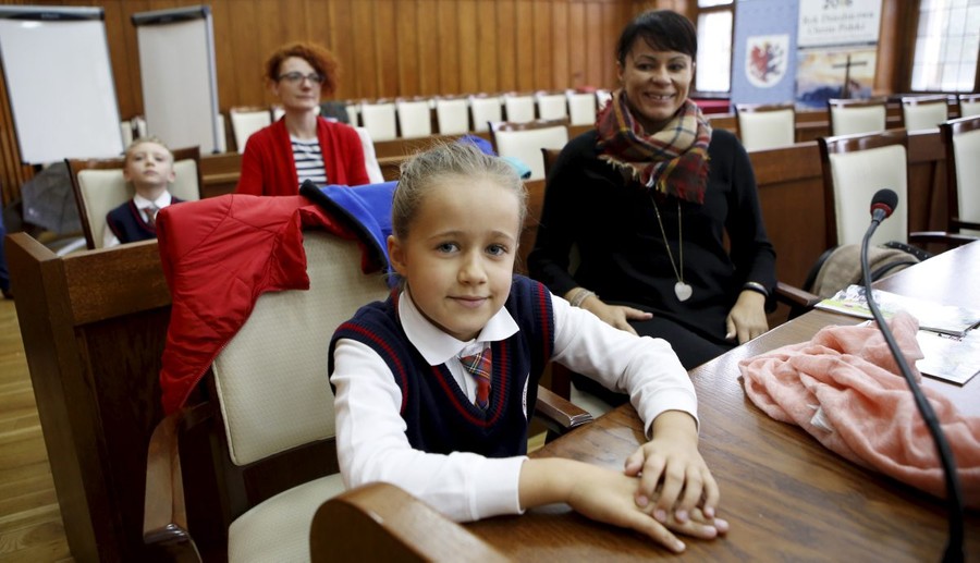 Wręczenie nagród w konkursie „Tu jest super – tu jest bezpiecznie”, fot. Mikołaj Kuras