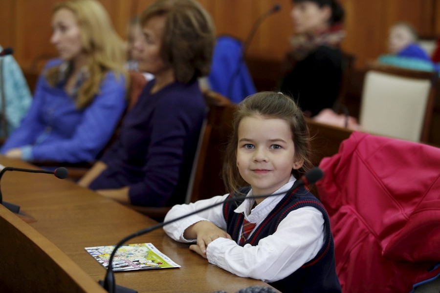 Wręczenie nagród w konkursie „Tu jest super – tu jest bezpiecznie”, fot. Mikołaj Kuras