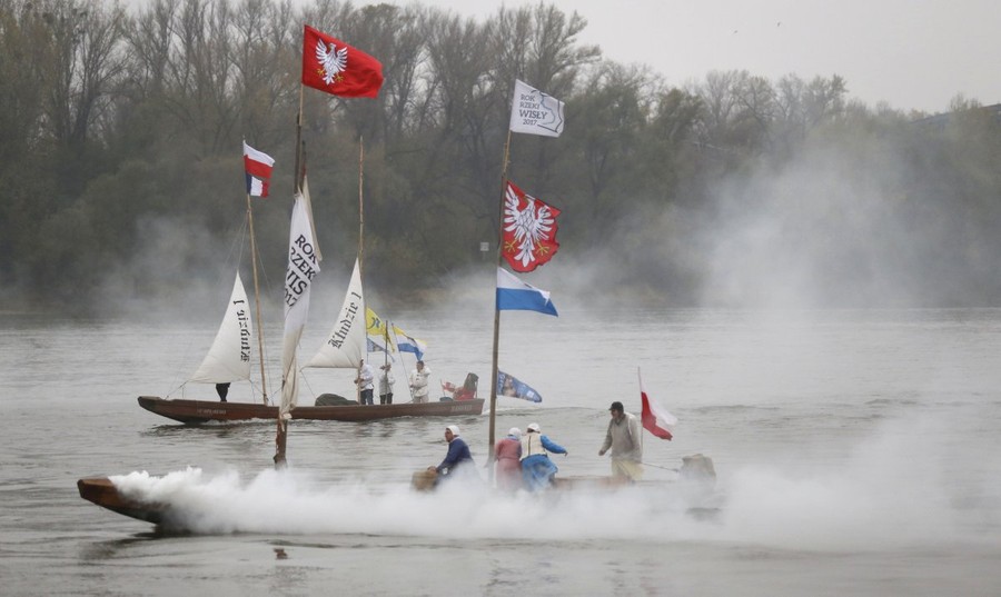 Inscenizacja przy Bulwarze Filadelfijskim, fot. Mikołaj Kuras