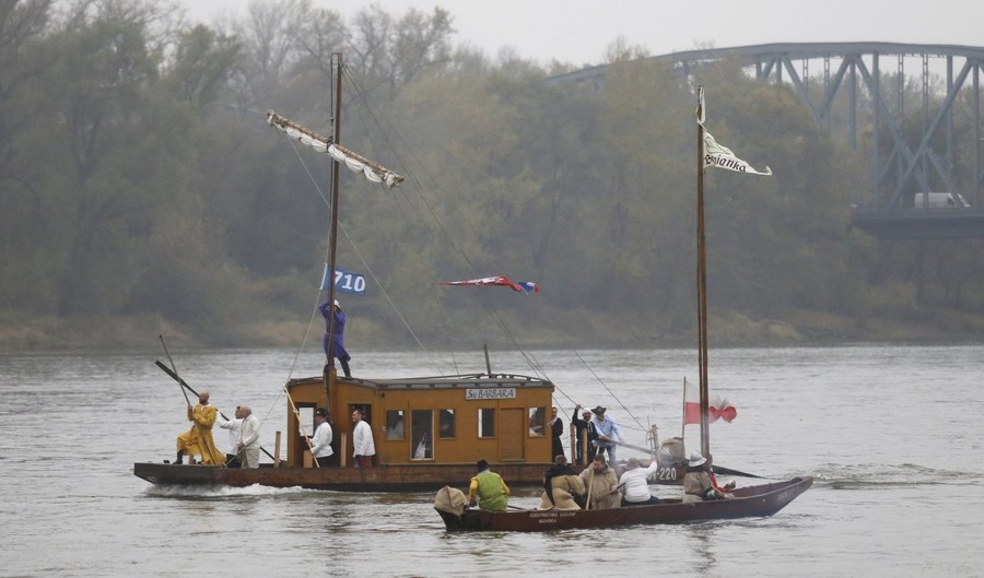 Inscenizacja przy Bulwarze Filadelfijskim, fot. Mikołaj Kuras