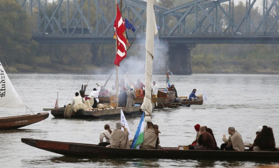 Inscenizacja przy Bulwarze Filadelfijskim, fot. Mikołaj Kuras