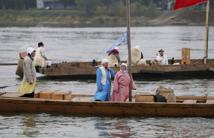 Inscenizacja przy Bulwarze Filadelfijskim, fot. Mikołaj Kuras