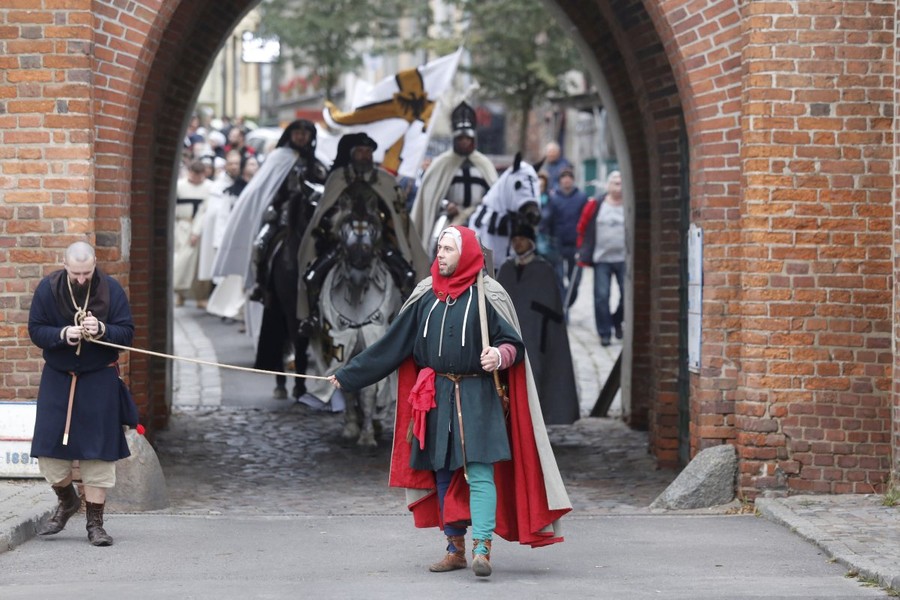 Inscenizacja przy Bulwarze Filadelfijskim, fot. Mikołaj Kuras