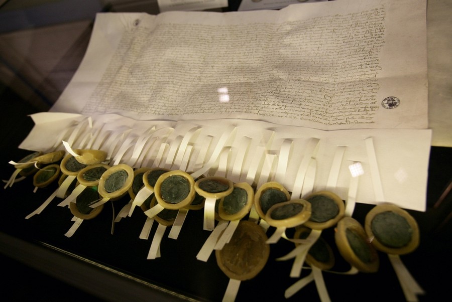 Wystawa ,,550. Rocznica zawarcia II pokoju toruńskiego” w Ratuszu Staromiejskim, fot. Adam Zakrzewski