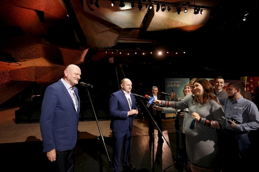 Konferencja prasowa organizatorów koncertu, fot. Mikołaj Kuras