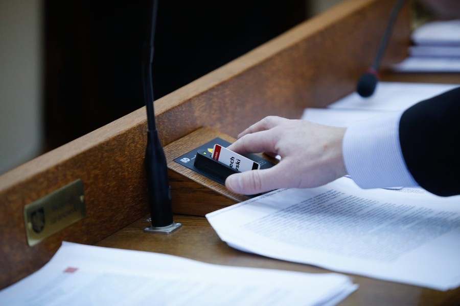 Posiedzenie sejmiku województwa, 28 listopada 2016; fot. Mikołaj Kuras
