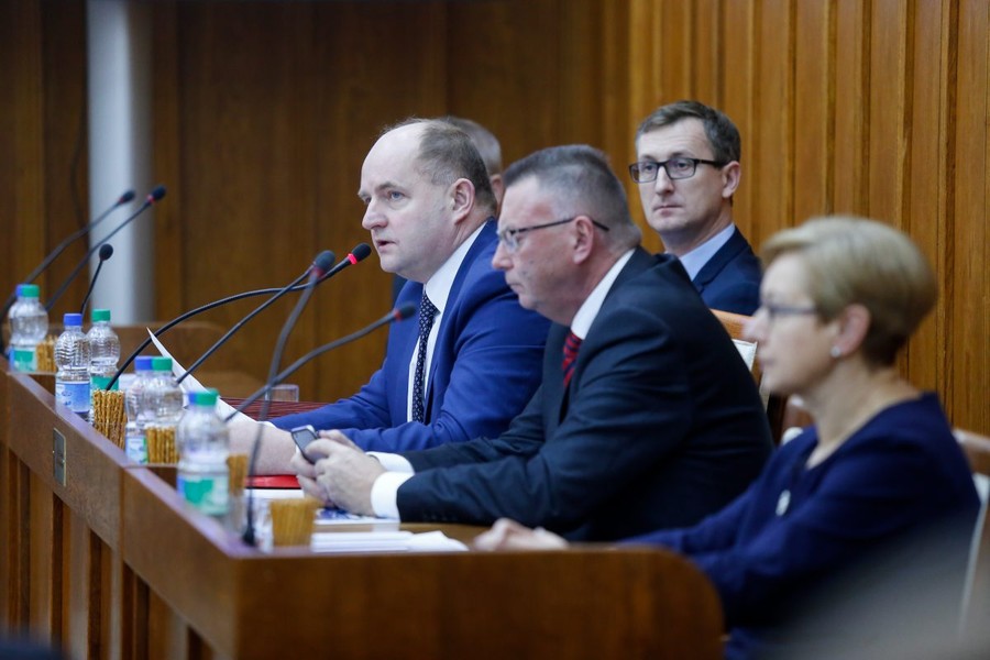 Posiedzenie sejmiku województwa, 28 listopada 2016; fot. Mikołaj Kuras