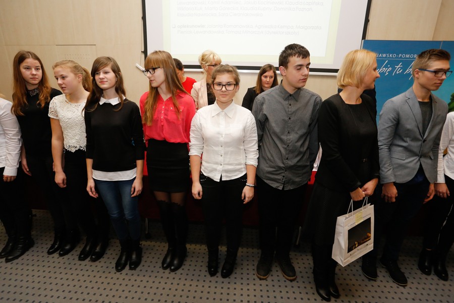 Uroczyste wręczenie nagród w marszałkowskich konkursach edukacyjnych, fot. Mikołaj Kuras